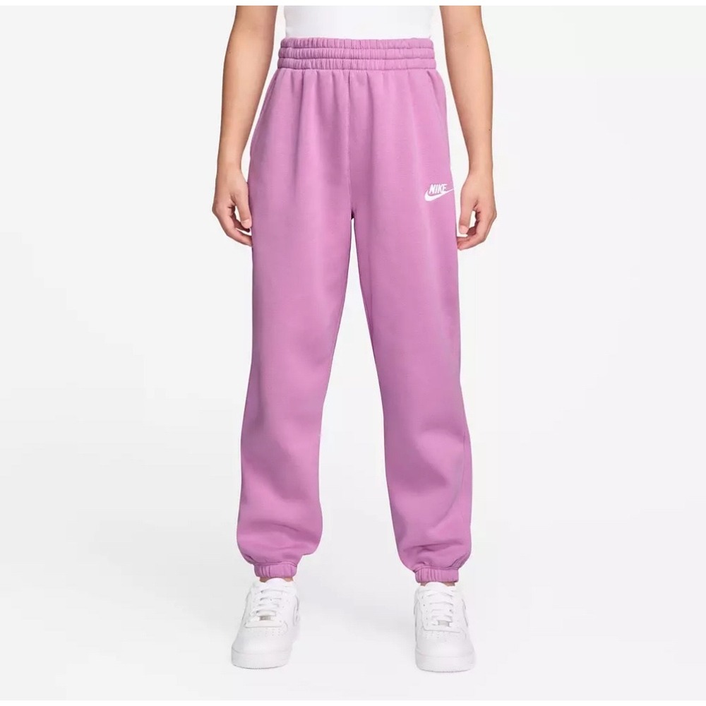 Nike Kids Sportswear Fleece Joggers Purple Slim Fit AJ6446-591 Size Medium‎ NWT